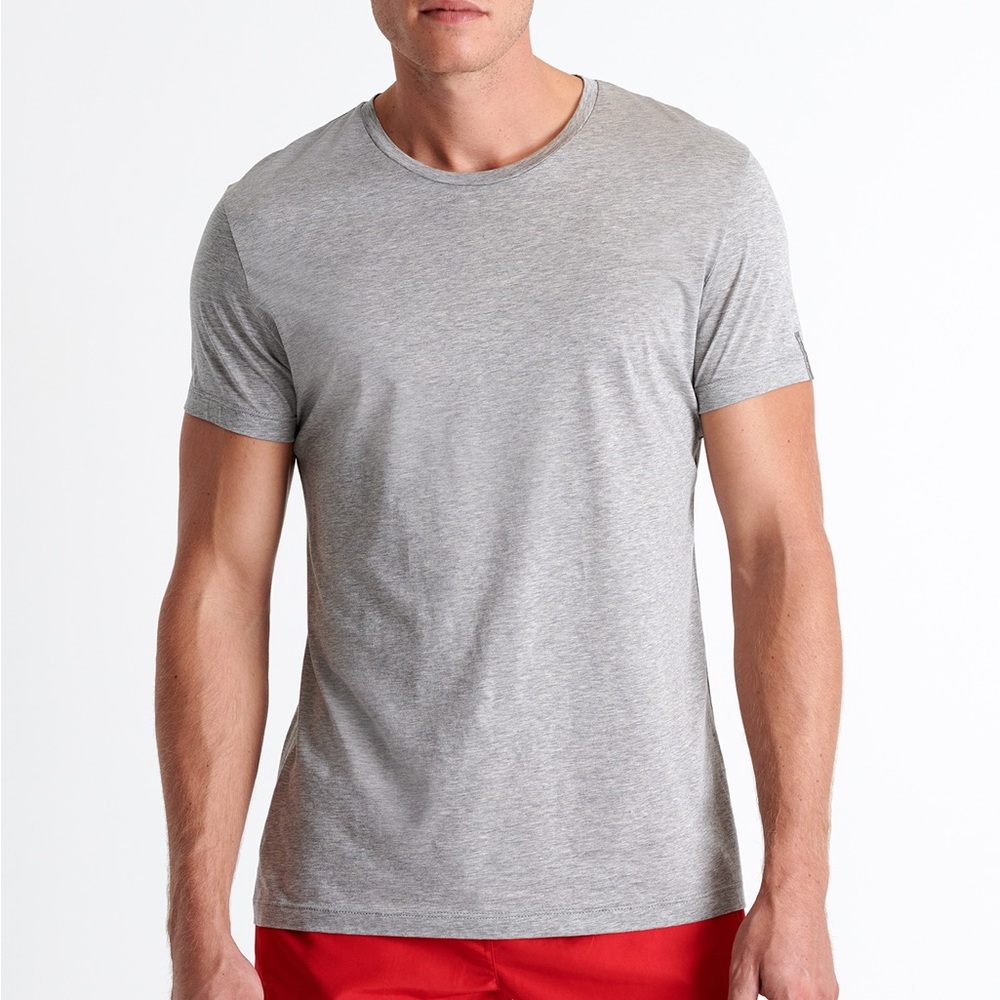 SHAN Light Gray Short Sleeve Tee